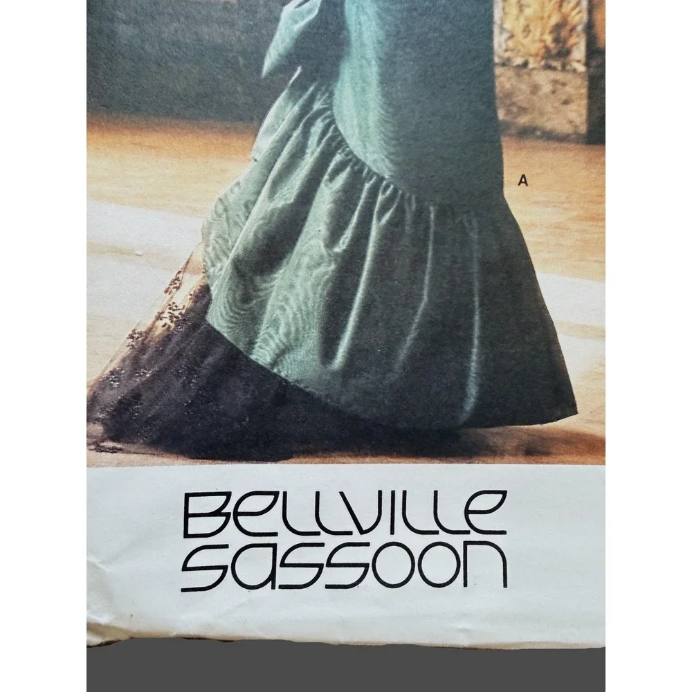 Vogue Design BELLVILLE-SASSOON Pattern Evening Cocktail Strapless, Rear Detail 8